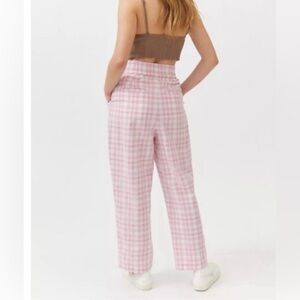 Urban Outfitters Pink Plaid Pants